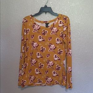 Floral Long Sleeve Top